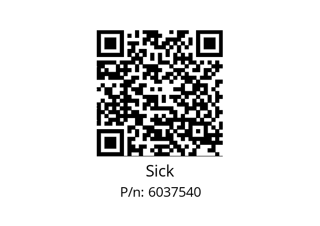   Sick 6037540