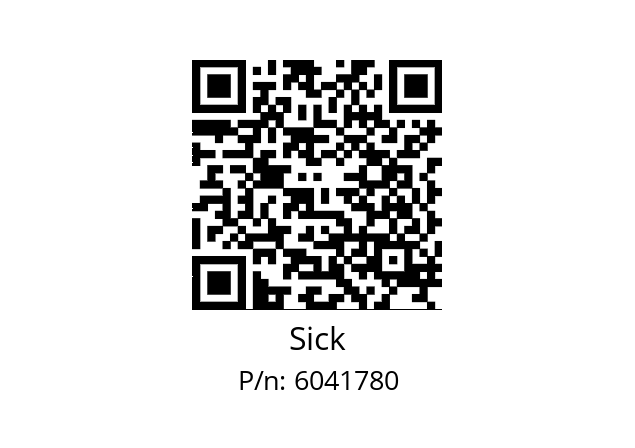   Sick 6041780