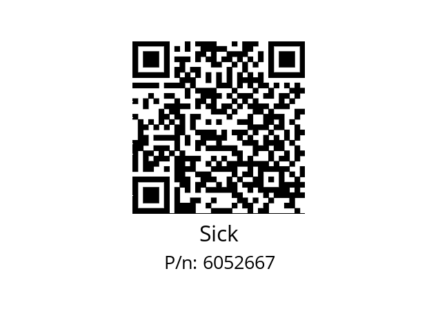   Sick 6052667