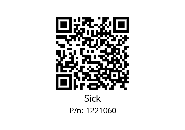   Sick 1221060