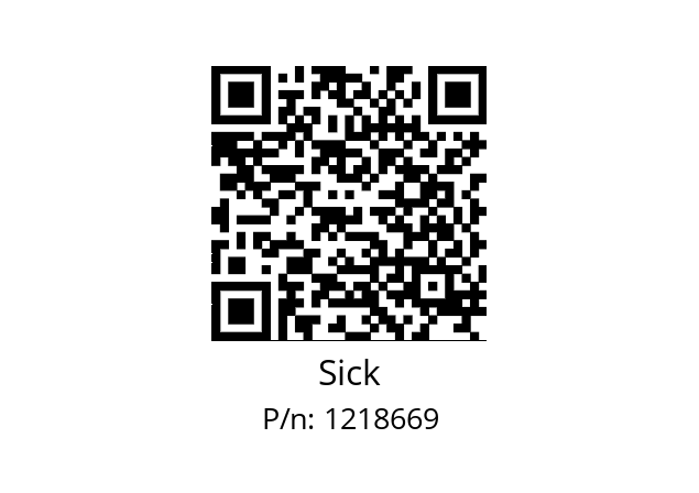   Sick 1218669