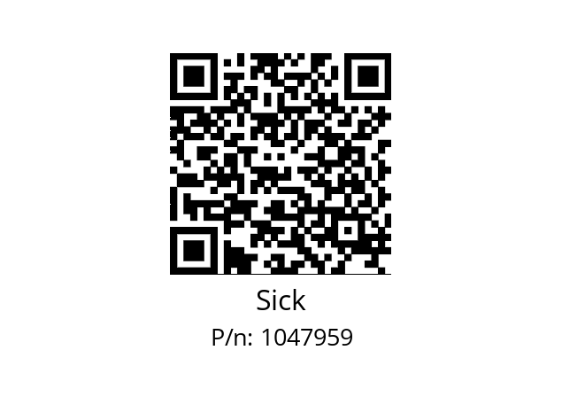   Sick 1047959