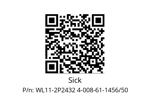   Sick WL11-2P2432 4-008-61-1456/50