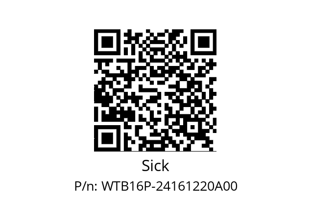   Sick WTB16P-24161220A00