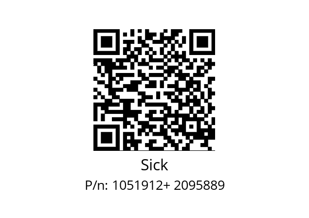   Sick 1051912+ 2095889