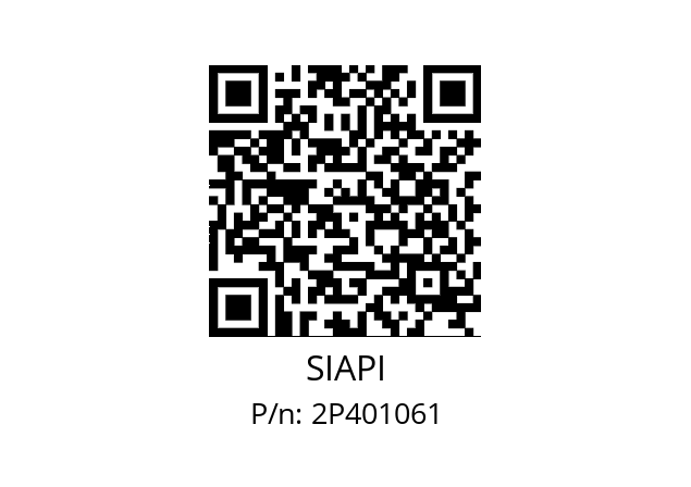   SIAPI 2P401061