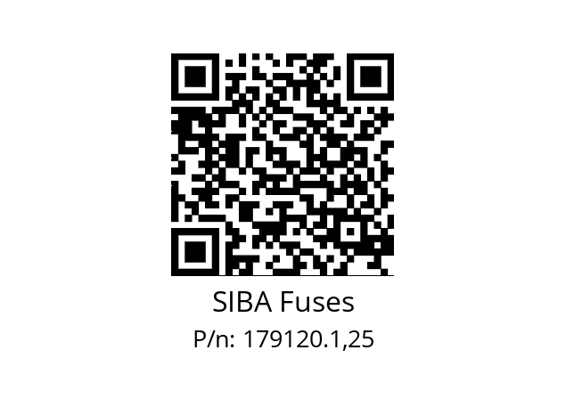   SIBA Fuses 179120.1,25