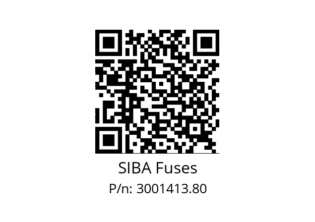   SIBA Fuses 3001413.80