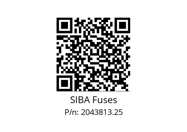   SIBA Fuses 2043813.25