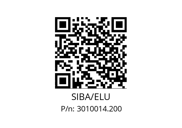   SIBA/ELU 3010014.200