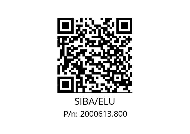   SIBA/ELU 2000613.800