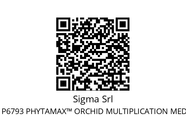   Sigma Srl P6793 PHYTAMAX™ ORCHID MULTIPLICATION MEDIUM