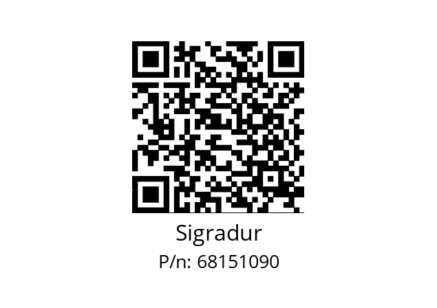   Sigradur 68151090