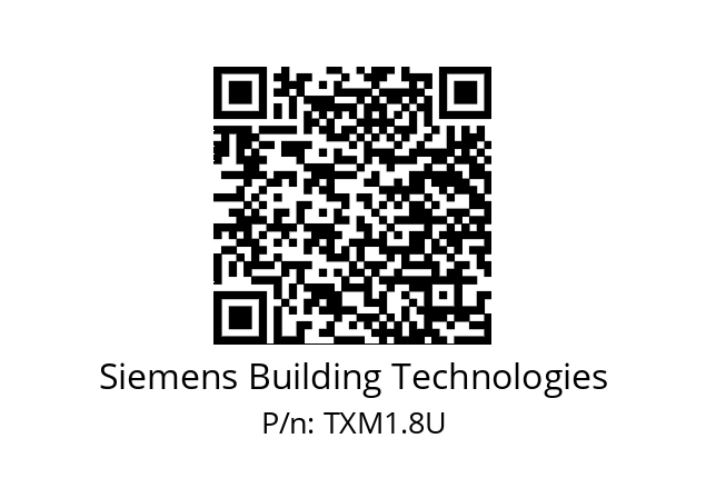   Siemens Building Technologies TXM1.8U