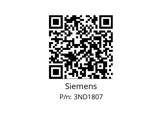   Siemens 3ND1807