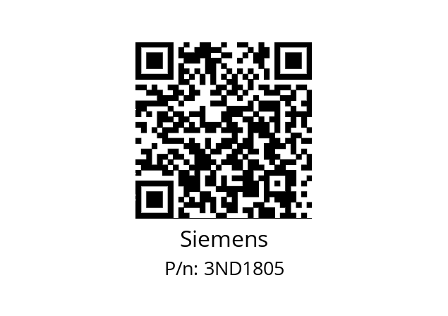   Siemens 3ND1805