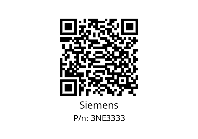   Siemens 3NE3333