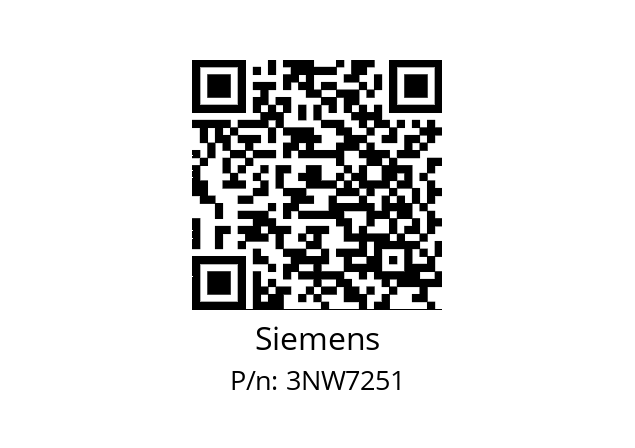   Siemens 3NW7251