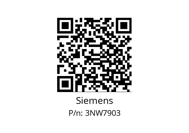   Siemens 3NW7903