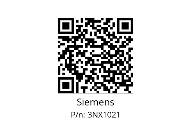   Siemens 3NX1021