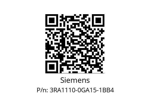   Siemens 3RA1110-0GA15-1BB4