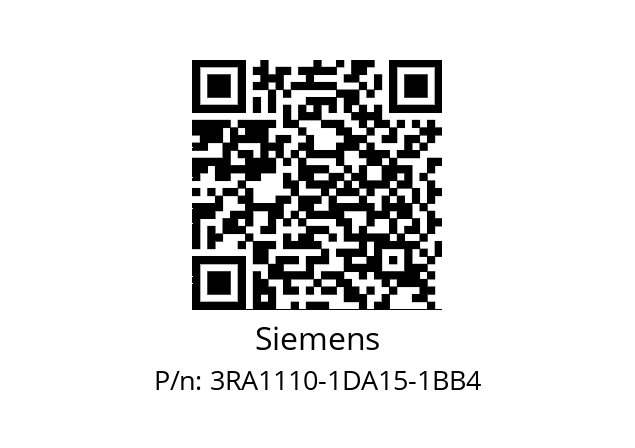   Siemens 3RA1110-1DA15-1BB4