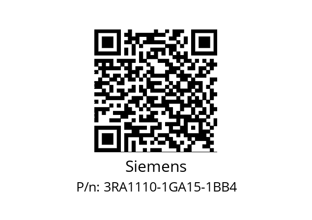   Siemens 3RA1110-1GA15-1BB4