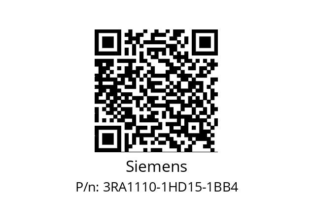   Siemens 3RA1110-1HD15-1BB4