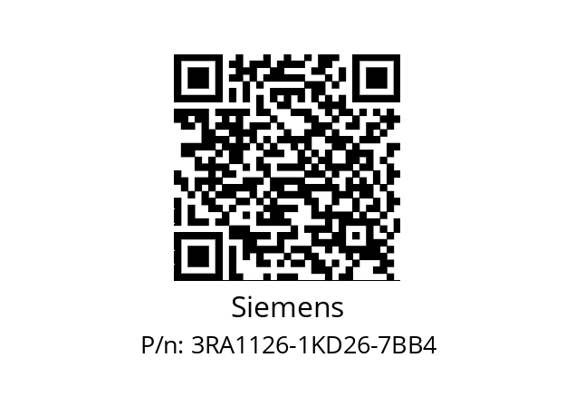   Siemens 3RA1126-1KD26-7BB4