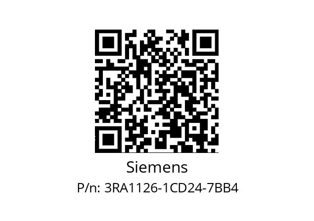   Siemens 3RA1126-1CD24-7BB4