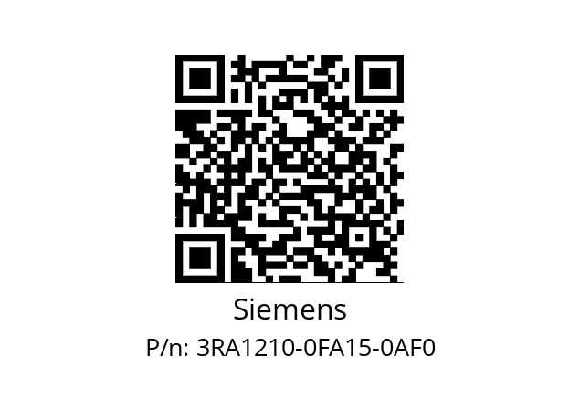   Siemens 3RA1210-0FA15-0AF0