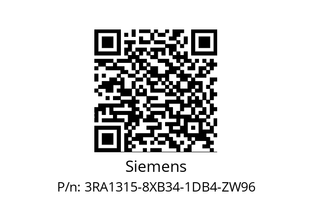   Siemens 3RA1315-8XB34-1DB4-ZW96