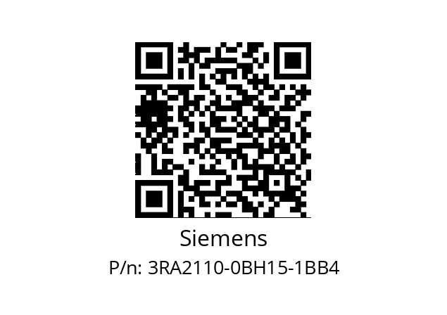   Siemens 3RA2110-0BH15-1BB4