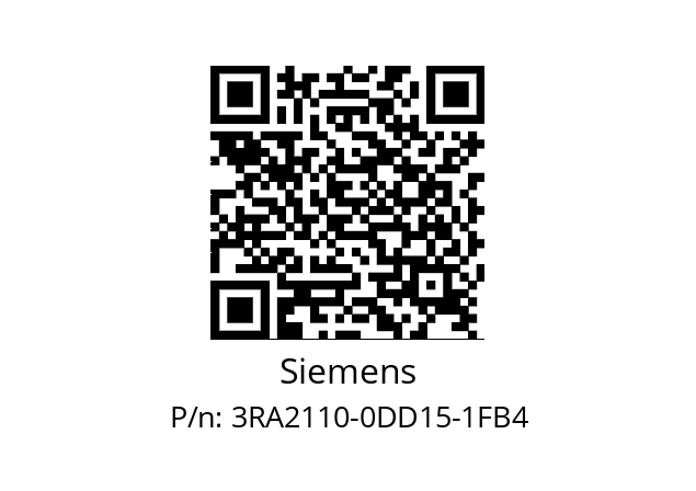   Siemens 3RA2110-0DD15-1FB4