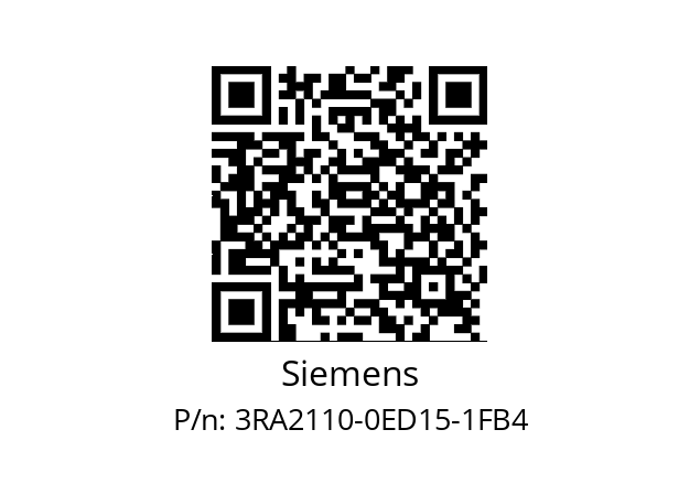   Siemens 3RA2110-0ED15-1FB4