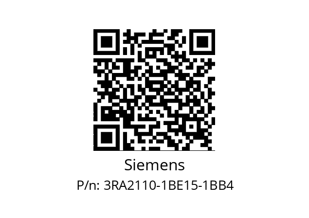   Siemens 3RA2110-1BE15-1BB4