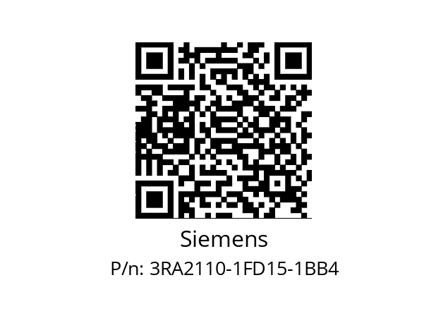   Siemens 3RA2110-1FD15-1BB4