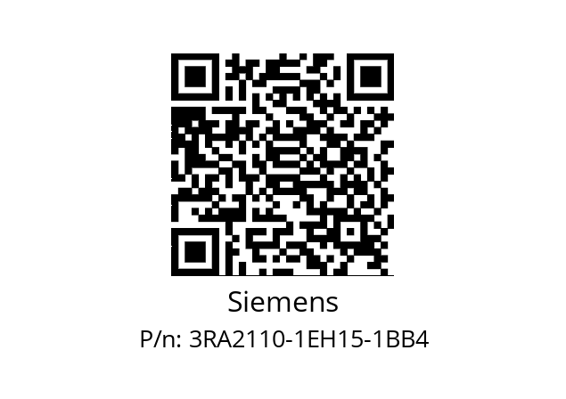   Siemens 3RA2110-1EH15-1BB4