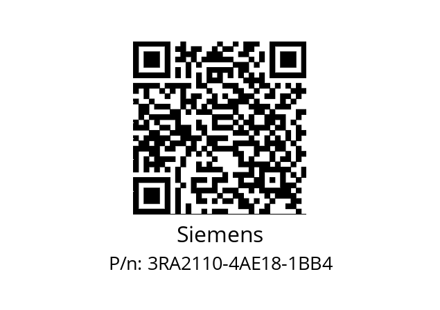   Siemens 3RA2110-4AE18-1BB4