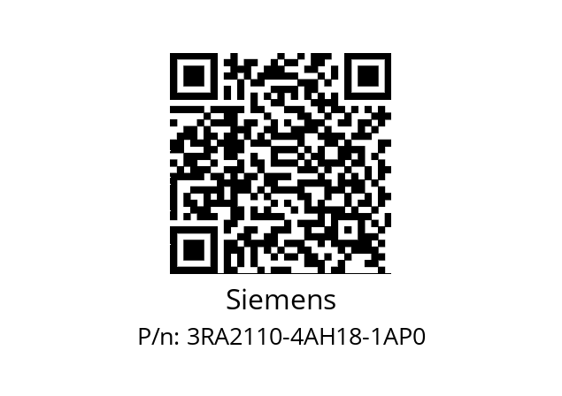   Siemens 3RA2110-4AH18-1AP0