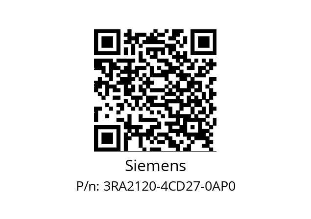   Siemens 3RA2120-4CD27-0AP0