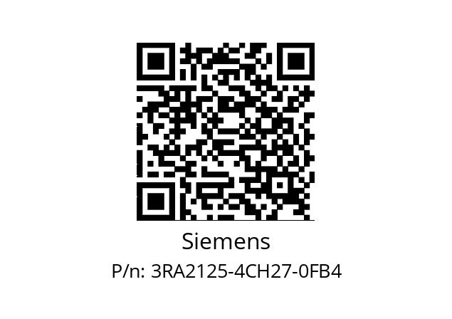   Siemens 3RA2125-4CH27-0FB4