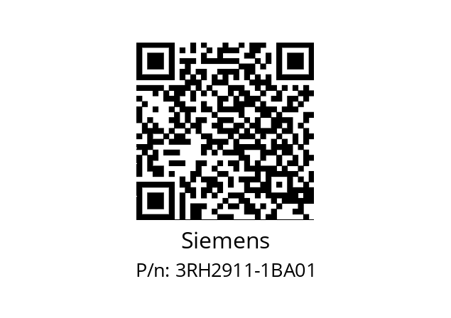   Siemens 3RH2911-1BA01