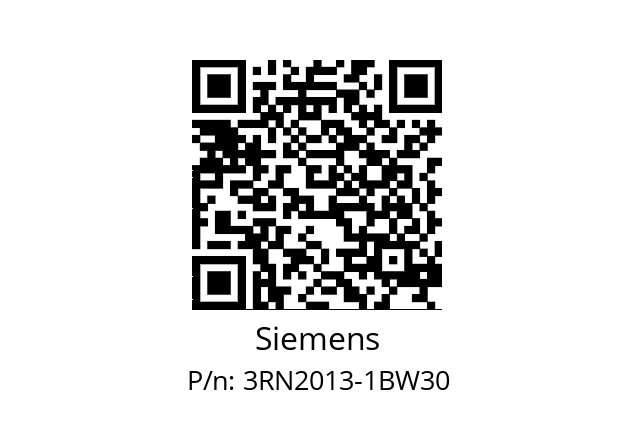   Siemens 3RN2013-1BW30