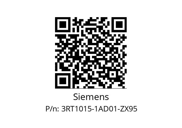   Siemens 3RT1015-1AD01-ZX95