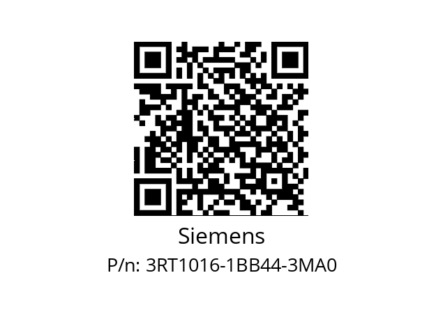   Siemens 3RT1016-1BB44-3MA0