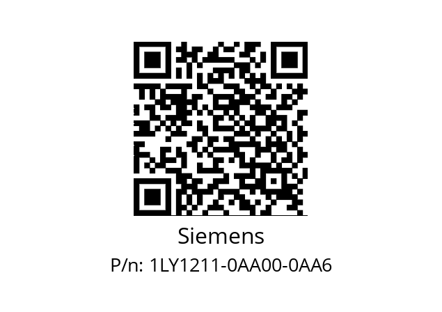   Siemens 1LY1211-0AA00-0AA6