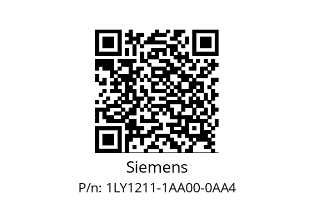   Siemens 1LY1211-1AA00-0AA4