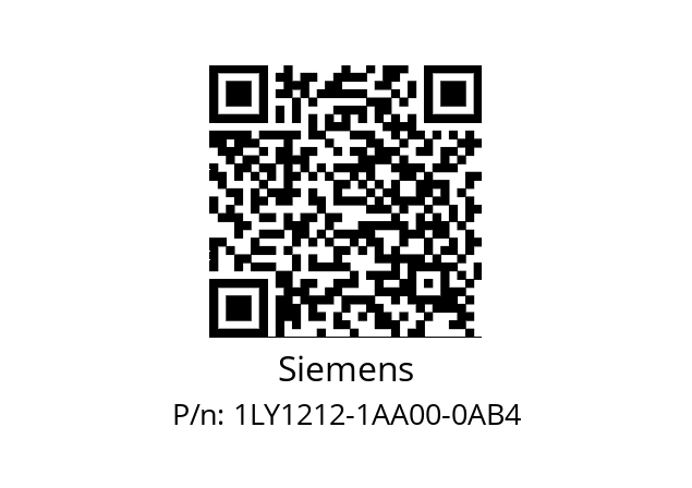   Siemens 1LY1212-1AA00-0AB4