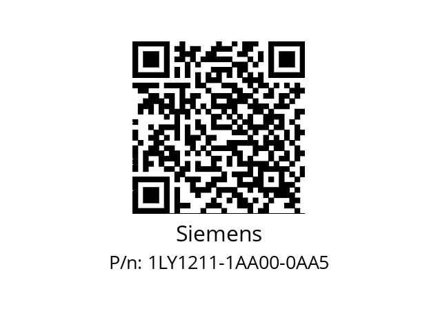   Siemens 1LY1211-1AA00-0AA5